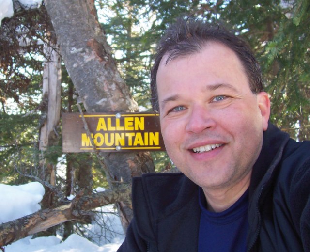 David White on top of Allen Mountain