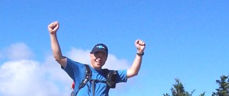 David White on top of Mt. Whiteface